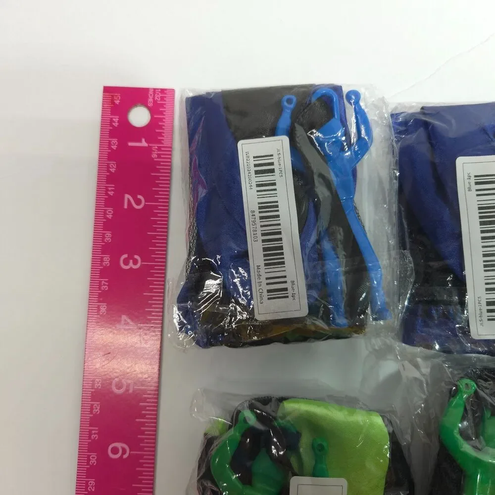 Parachute Toys Slingshot Flying Toy Bulk Lot Blue Green Party Favors